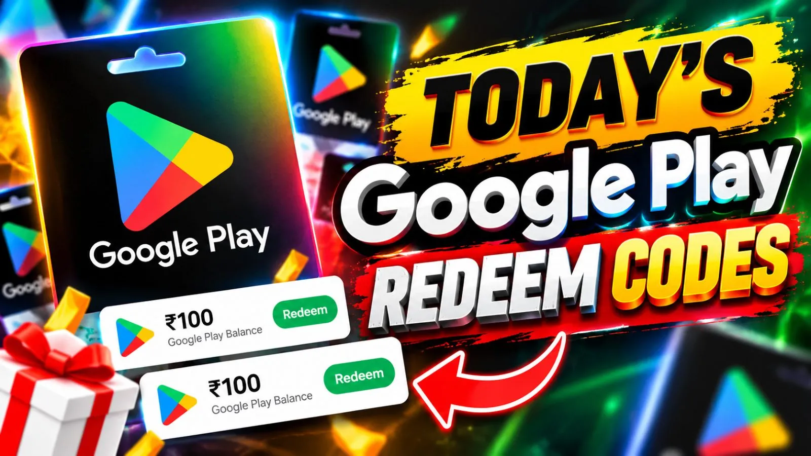 Google Play Redeem Codes Today – 26 October 2026 | ₹100 Codes